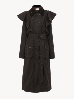 Chloe Barbour For "Dani" Trench Mäntel Braun | CHE-SR13787