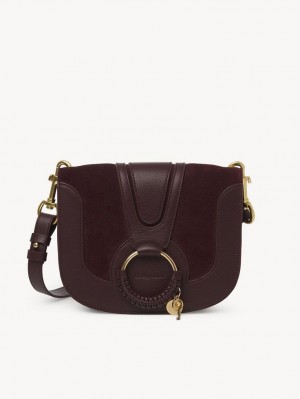 Chloe Hana Schultertaschen Bordeaux | CHE-SR14633