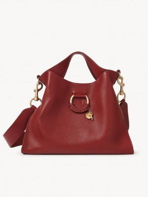 Chloe Joan Small Top Handle Schultertaschen Rot | CHE-SR14601