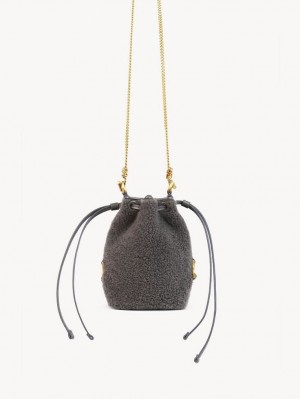 Chloe Marcie Bucket Mini Taschen Grau | CHE-SR13740