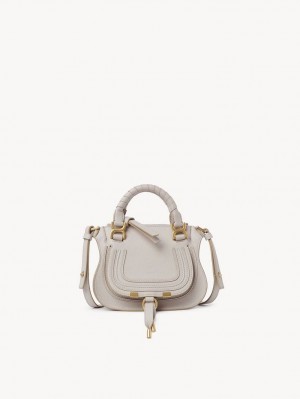 Chloe Marcie Double Carry Mini Taschen Grau | CHE-SR13714