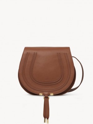 Chloe Marcie Medium Crossbody Taschen Braun | CHE-SR13508