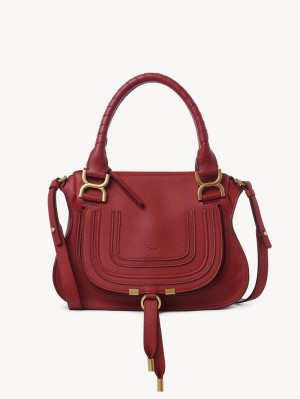 Chloe Marcie Small Double Carry Crossbody Taschen Rosa | CHE-SR13584