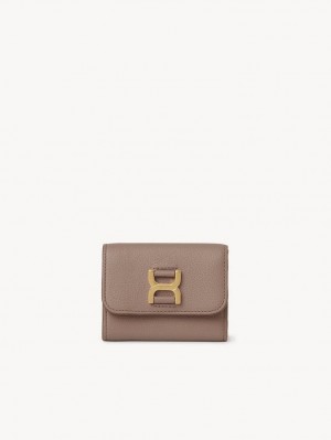 Chloe Marcie Small Tri-fold Kleine Geldbörse Braun | CHE-SR14296