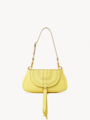 Chloe Marcie Small Unterarmtasche Gelb | CHE-SR13756