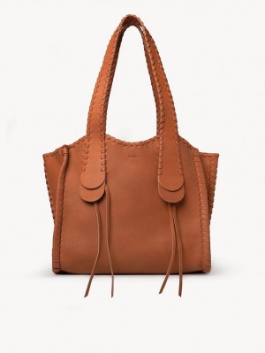 Chloe Medium Mony Tragetaschen Orange | CHE-SR13308