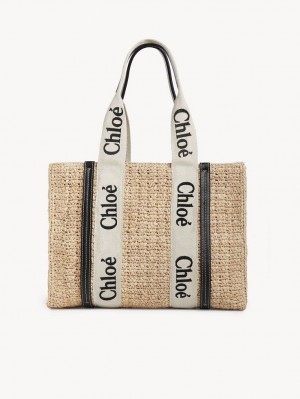 Chloe Medium Woody Tragetaschen Braun | CHE-SR13368