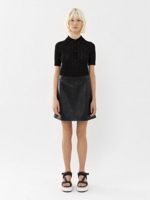 Chloe Mini GolfSkirts Schwarz | CHE-SR14083