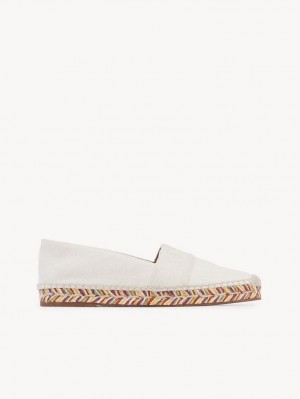 Chloe Piia Flache Espadrilles Grau | CHE-SR14154