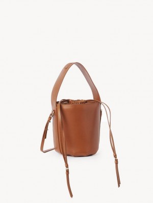 Chloe Sense Bucket Crossbody Taschen Braun | CHE-SR13531