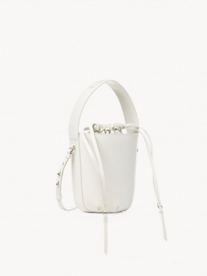 Chloe Sense Bucket Crossbody Taschen Weiß | CHE-SR13529