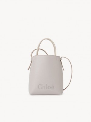 Chloe Sense Micro Crossbody Taschen Grau | CHE-SR13581