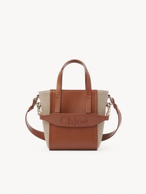 Chloe Sense Small Tragetaschen Braun | CHE-SR13285