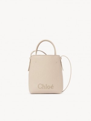 Chloe Sense Tote Mini Taschen Rosa | CHE-SR13719