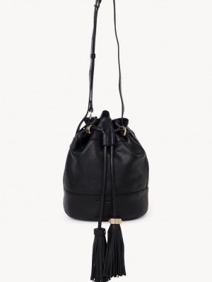 Chloe Vicki Bucket Mini Taschen Schwarz | CHE-SR14736