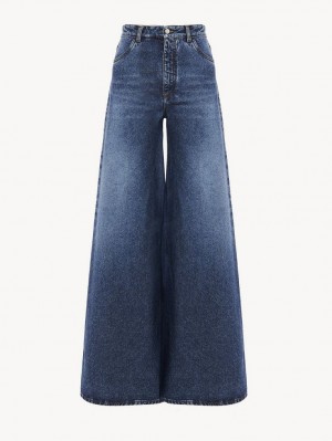 Chloe Weite Rave Jeans Blau | CHE-SR13985