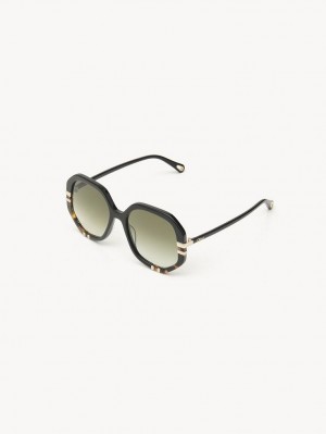 Chloe West Small Sonnenbrille Schwarz | CHE-SR14519