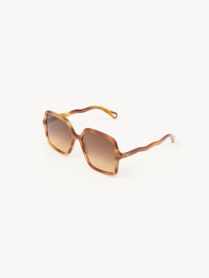 Chloe Zelie Sonnenbrille Hell | CHE-SR14562