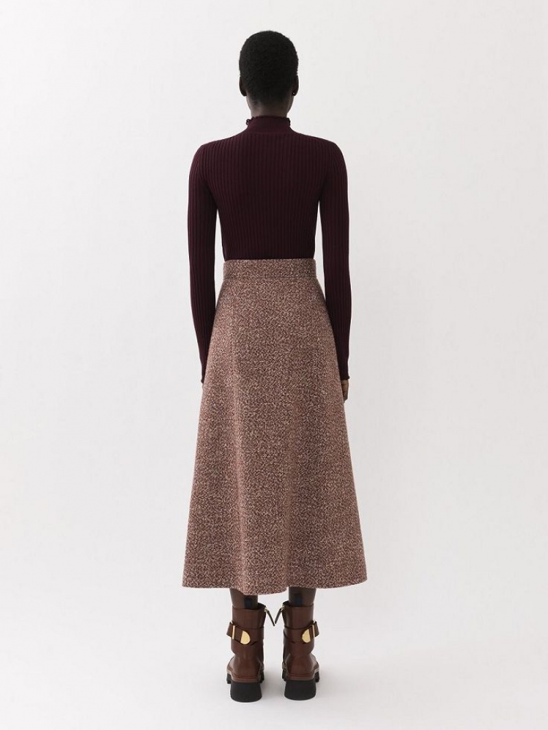 Chloe A-line Mid-length GolfSkirts Mehrfarbig | CHE-SR14086