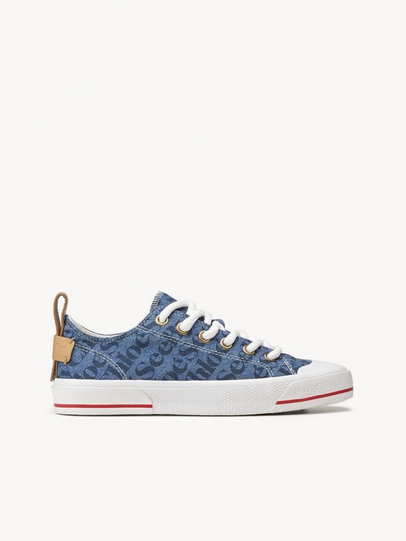 Chloe Aryana Sneakers Blau | CHE-SR14846