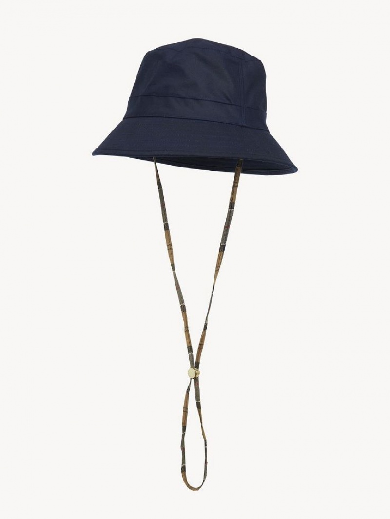 Chloe Barbour For Bucket Hüte Navy | CHE-SR14479