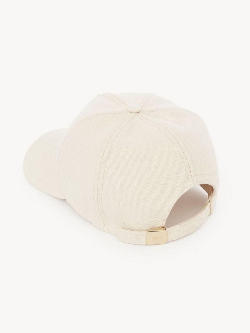 Chloe Baseball Kappen Beige | CHE-SR14493