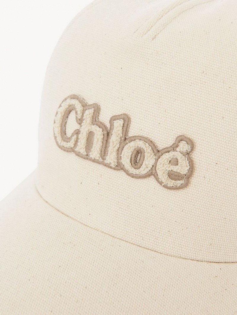 Chloe Baseball Kappen Beige | CHE-SR14493