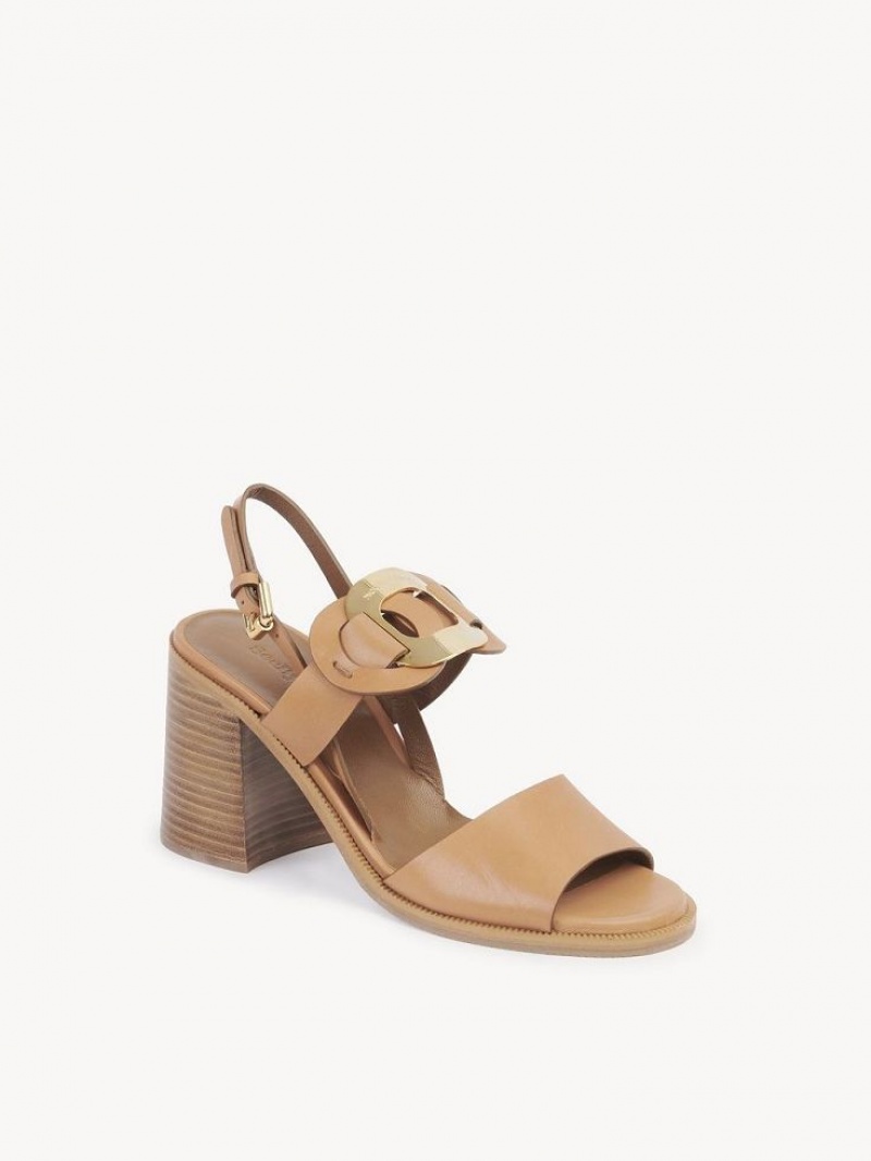 Chloe Chany High-heel Sandalen Braun | CHE-SR14833