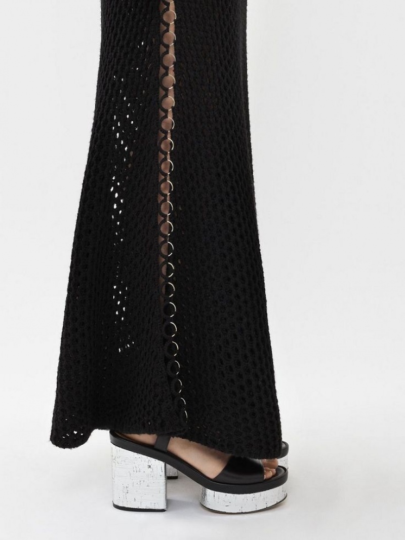 Chloe Crochet Tank Kleid Schwarz | CHE-SR13830