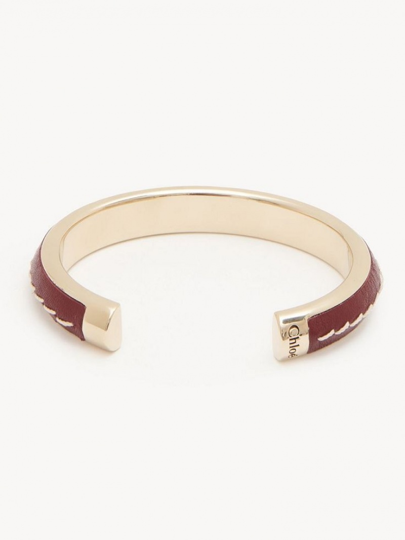 Chloe Edith Cuff Armbänder Bordeaux | CHE-SR14397