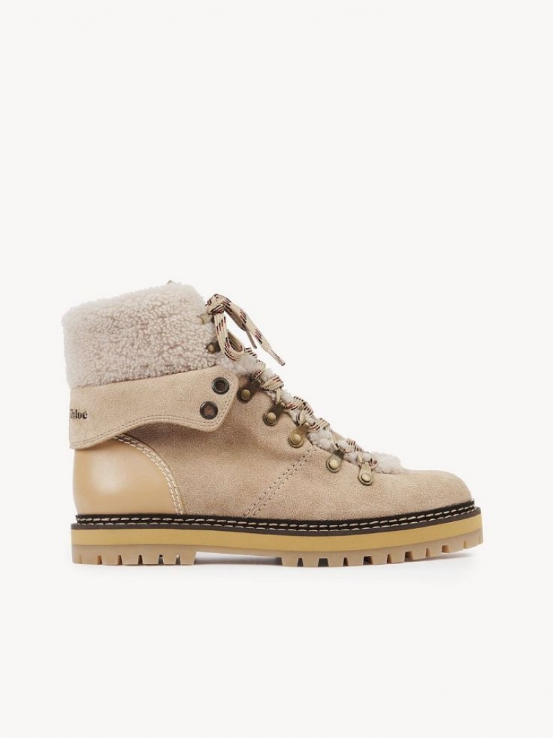 Chloe Eileen Stiefeletten Beige | CHE-SR14862