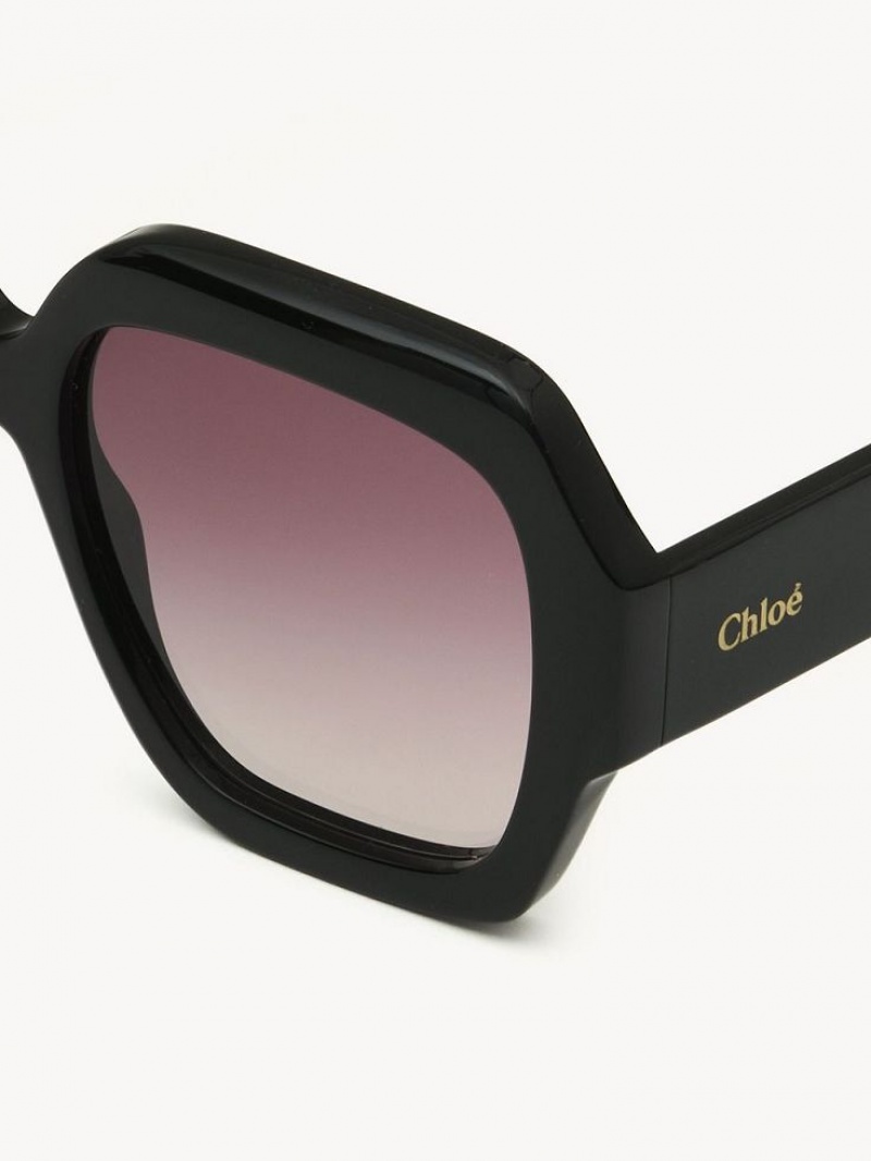 Chloe Gayia Sonnenbrille Schwarz | CHE-SR14570