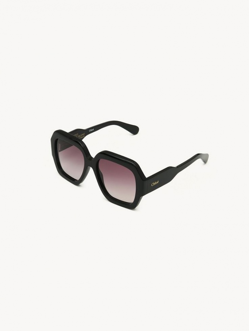 Chloe Gayia Sonnenbrille Schwarz | CHE-SR14570