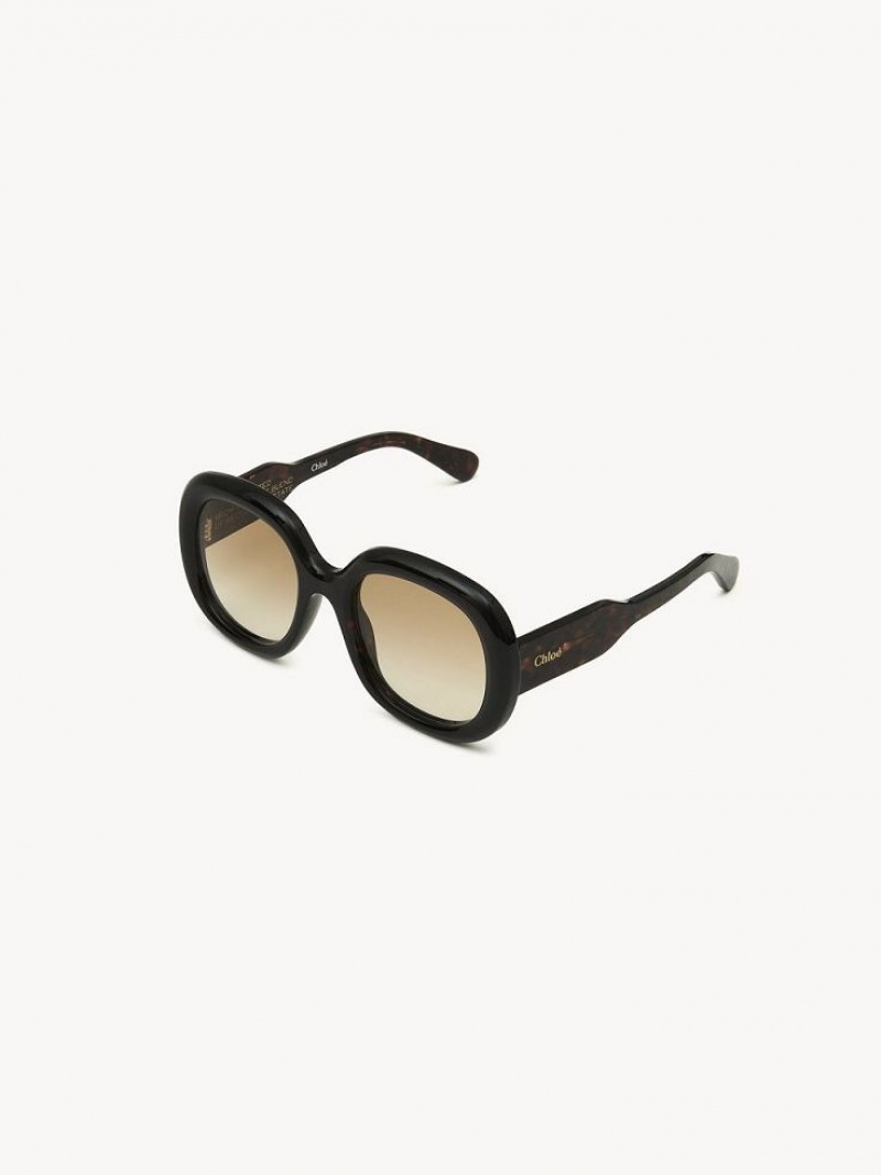 Chloe Gayia Sonnenbrille Schwarz | CHE-SR14574