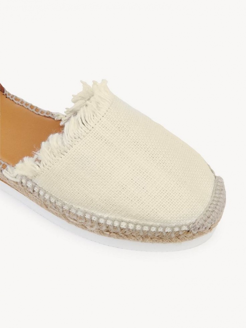 Chloe Glyn Espadrilles Sandalen Weiß | CHE-SR14820