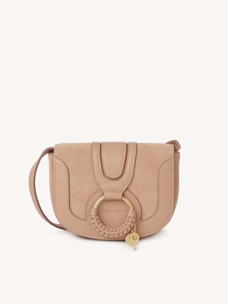 Chloe Hana Mini Schultertaschen Kaffee Rosa | CHE-SR14599