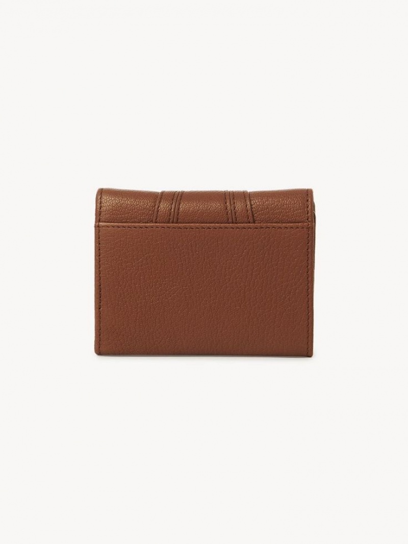 Chloe Hana Tri-fold Kleine Geldbörse Braun | CHE-SR14910