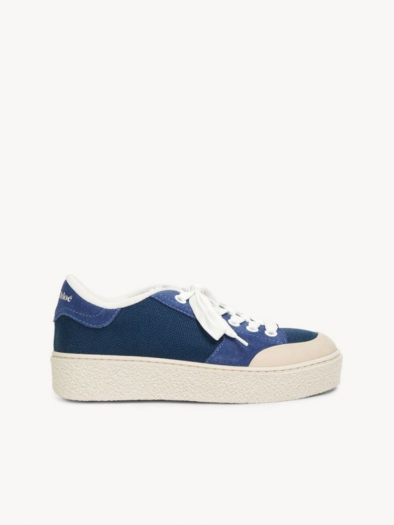 Chloe Hella Sneakers Tiefesblau | CHE-SR14851