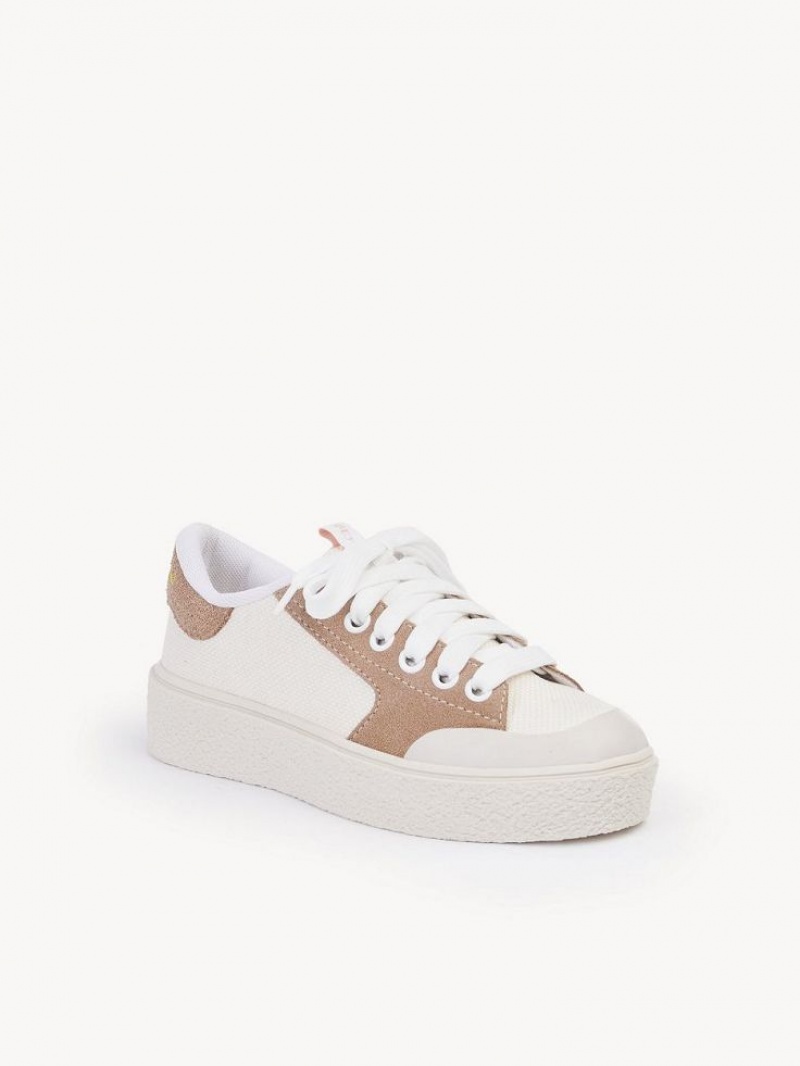 Chloe Hella Sneakers Weiß | CHE-SR14847