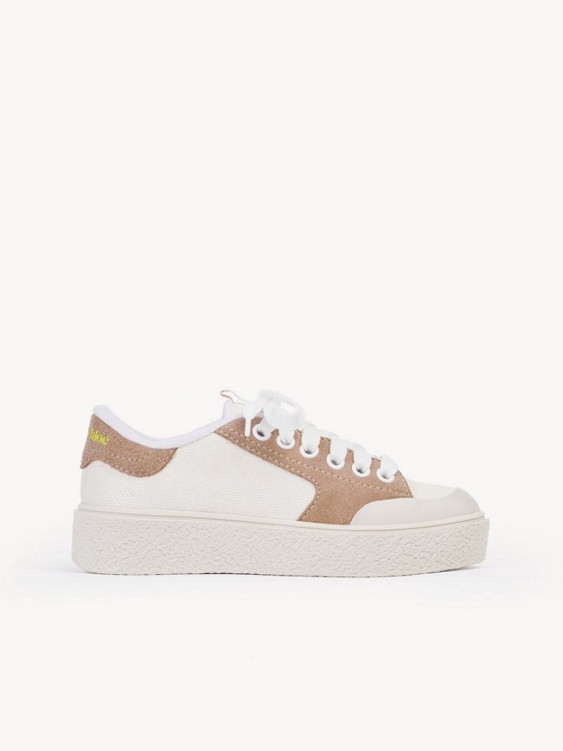 Chloe Hella Sneakers Weiß | CHE-SR14847