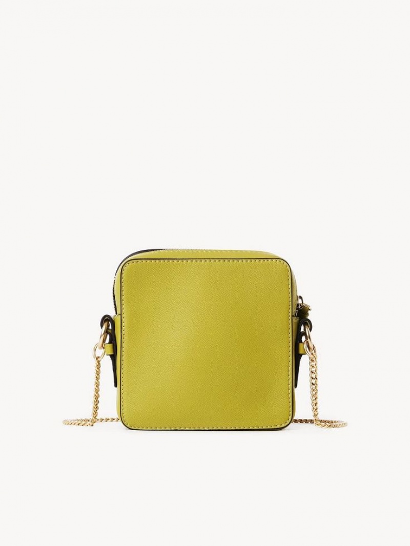 Chloe Joan Camera Mini Taschen Hellolivgrün | CHE-SR14757