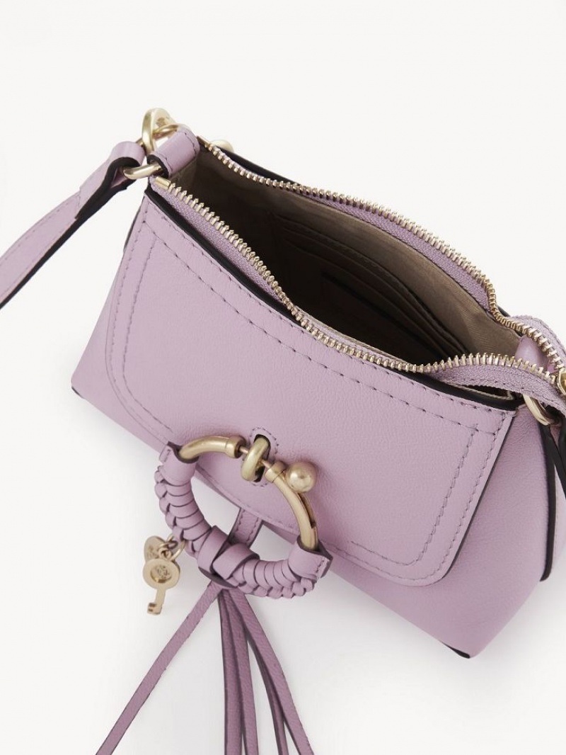 Chloe Joan Mini Schultertaschen Lavendel Weiß | CHE-SR14686