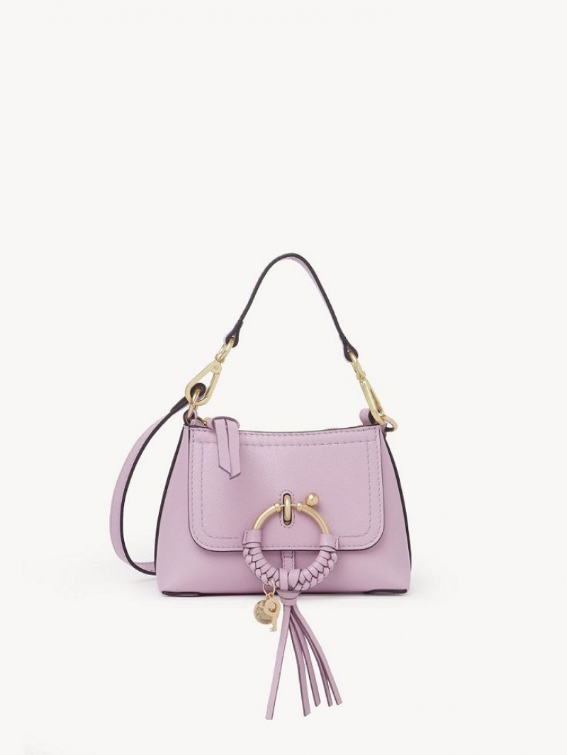 Chloe Joan Mini Taschen Lavendel Weiß | CHE-SR14780