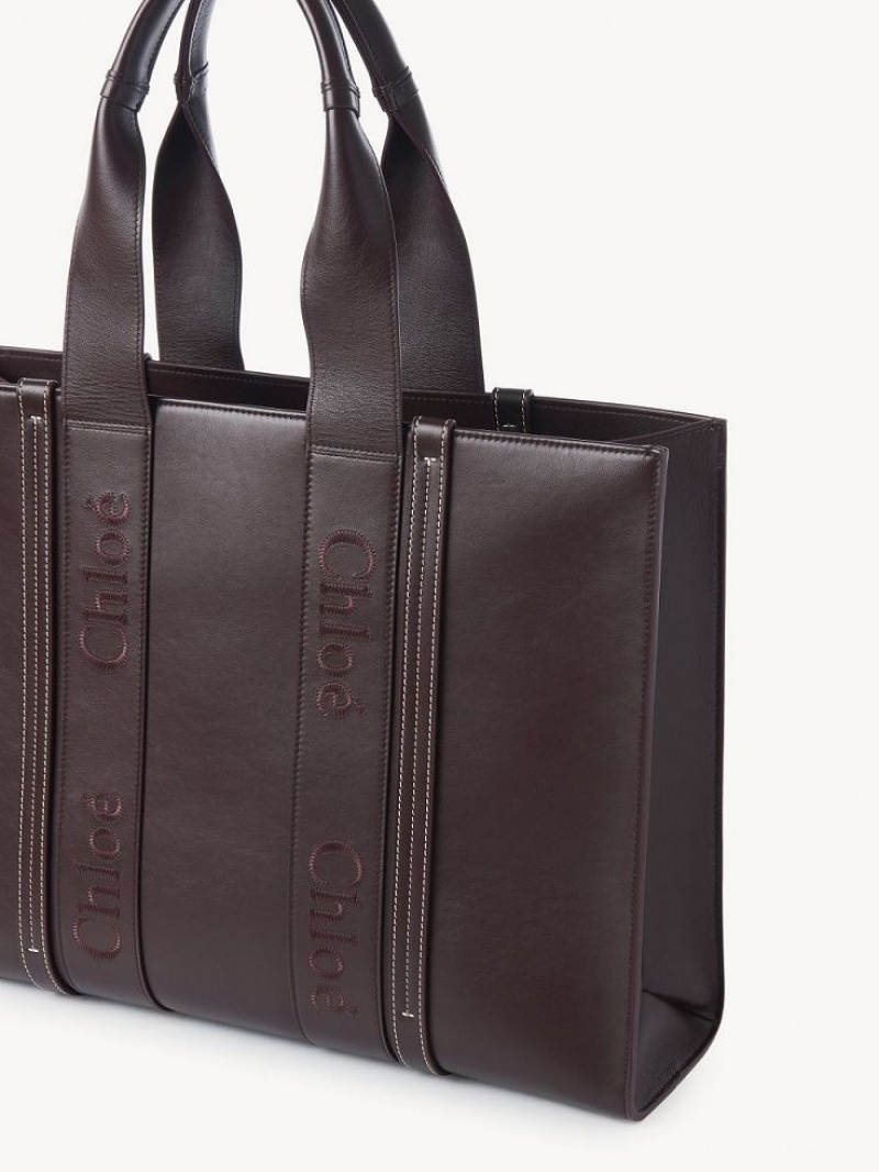 Chloe Large Woody Schultertaschen Tiefes | CHE-SR13433