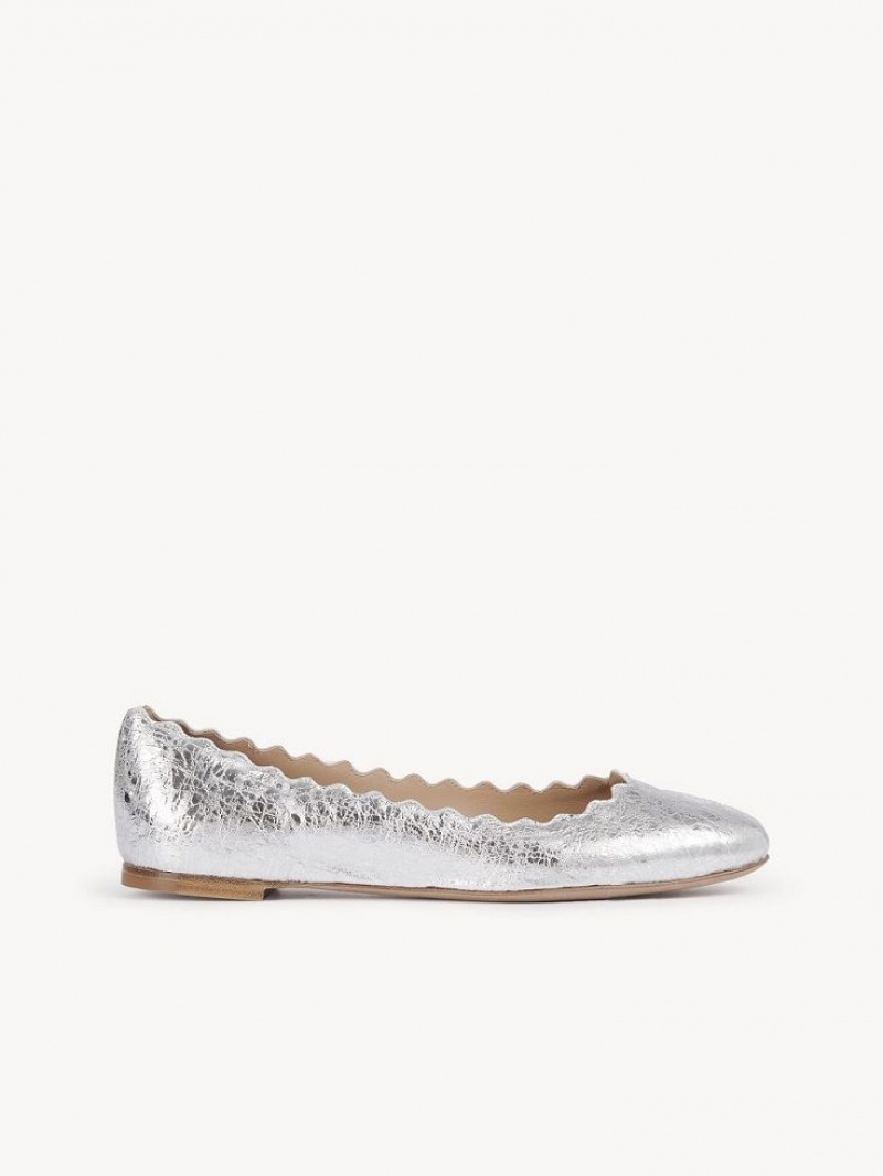 Chloe Lauren Ballet Flat Silber | CHE-SR14271