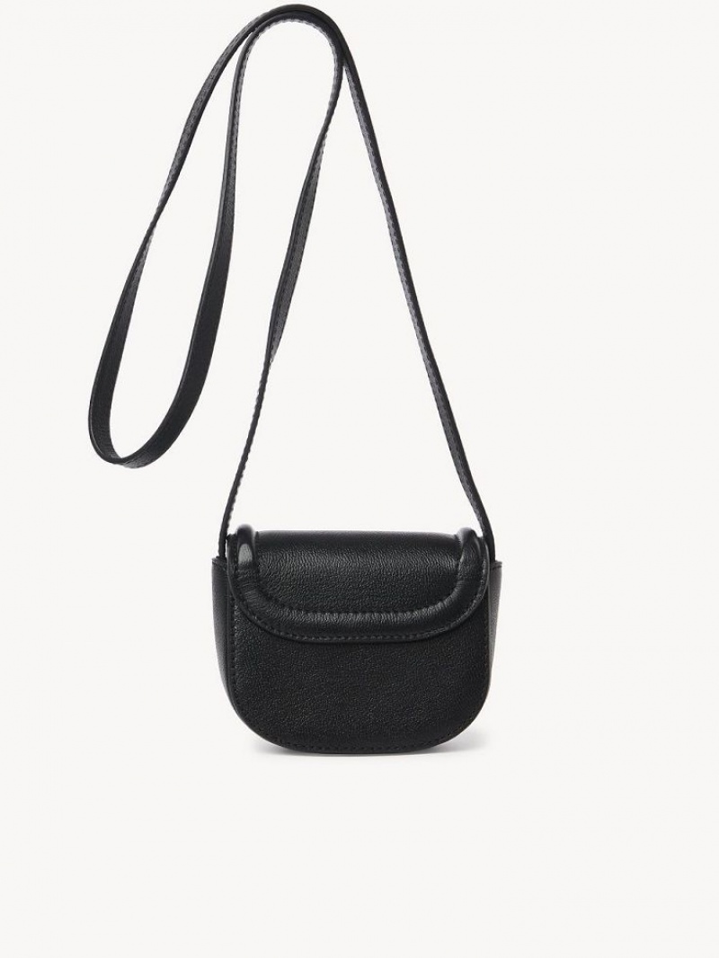 Chloe Mara Micro Schultertaschen Schwarz | CHE-SR14608