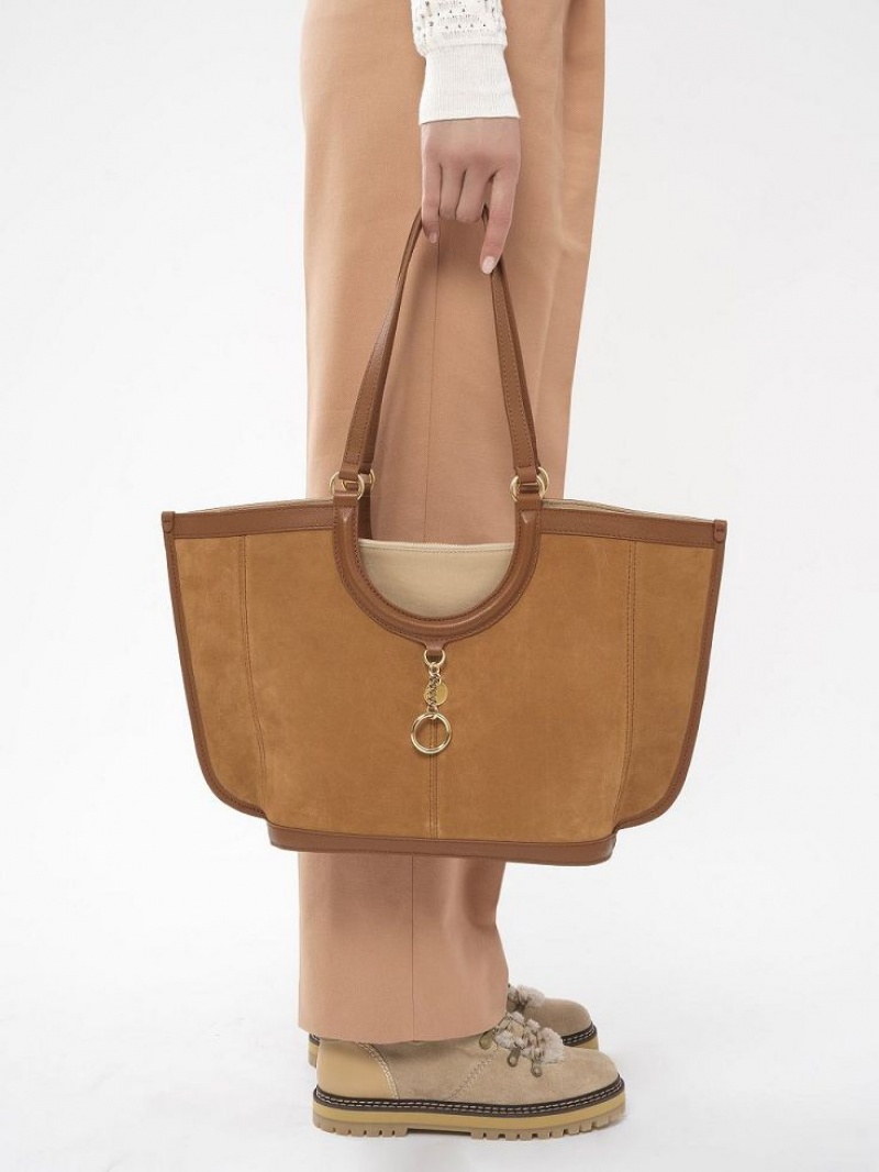 Chloe Mara Shopper Schultertaschen Braun | CHE-SR14592