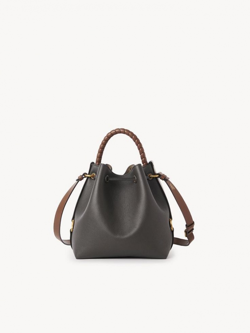 Chloe Marcie Bucket Crossbody Taschen Grau | CHE-SR13460