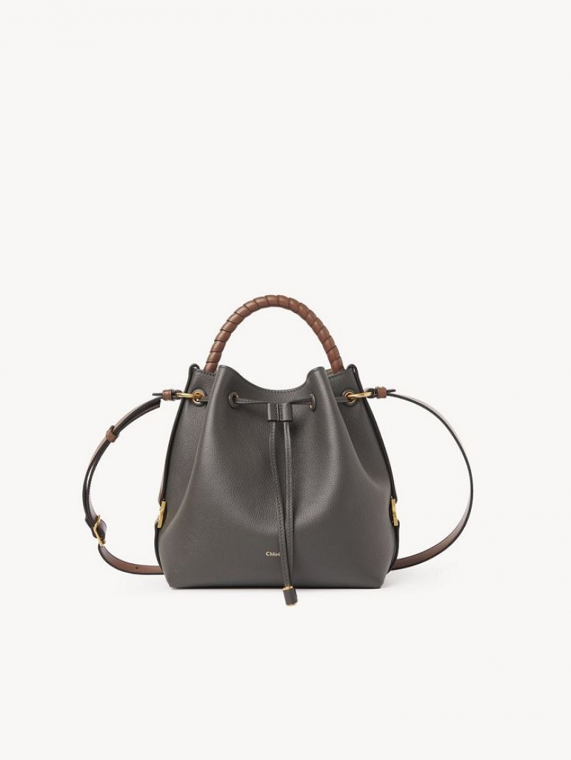 Chloe Marcie Bucket Crossbody Taschen Grau | CHE-SR13460