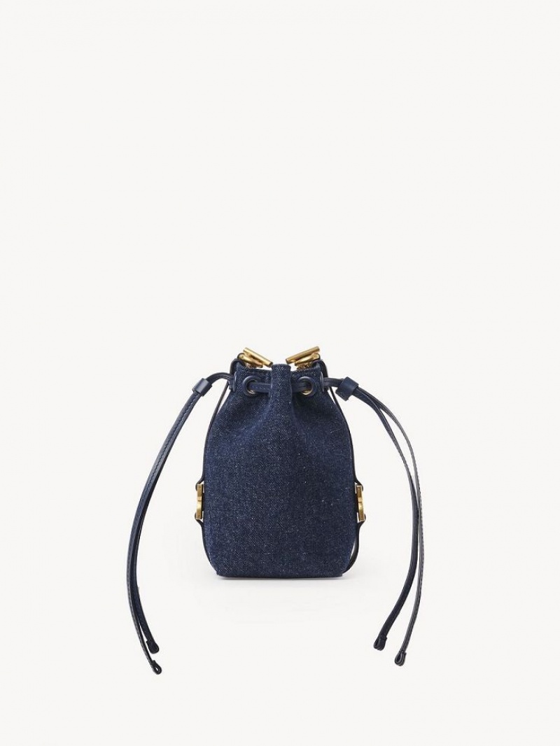 Chloe Marcie Bucket Mini Taschen Blau | CHE-SR13715